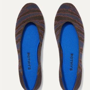 Rothy’s the Square Sapphire Zebra size 7.5